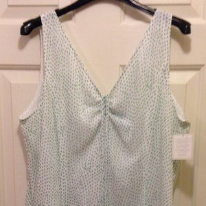 NWT Tanner Doncaster Green Polka Dot Sun Dress 12